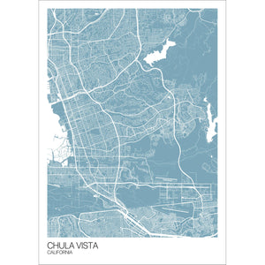 Map of Chula Vista, California