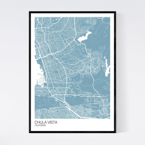 Map of Chula Vista, California