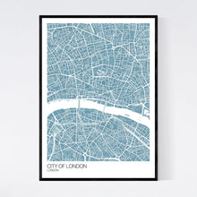 Load image into Gallery viewer, City of London City Map Print