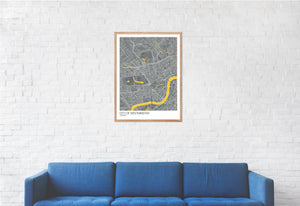 Map of City of Westminster, London