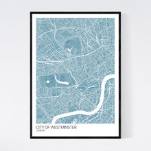Load image into Gallery viewer, City of Westminster City Map Print