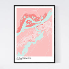 Load image into Gallery viewer, Ciudad Guayana City Map Print