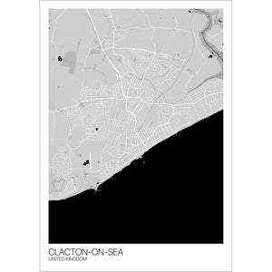 Map of Clacton-on-Sea, United Kingdom