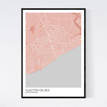 Load image into Gallery viewer, Clacton-on-Sea City Map Print