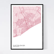 Load image into Gallery viewer, Clacton-on-Sea City Map Print