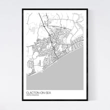 Load image into Gallery viewer, Clacton-on-Sea City Map Print
