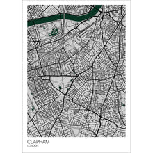 Load image into Gallery viewer, Map of Clapham, London