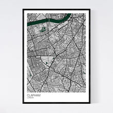 Load image into Gallery viewer, Map of Clapham, London