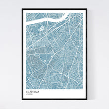 Load image into Gallery viewer, Clapham Neighbourhood Map Print
