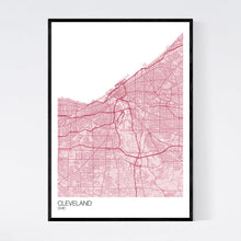 Load image into Gallery viewer, Map of Cleveland, Ohio