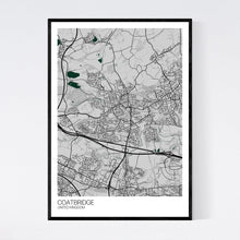 Load image into Gallery viewer, Coatbridge City Map Print