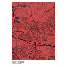 Load image into Gallery viewer, Map of Coatbridge, United Kingdom