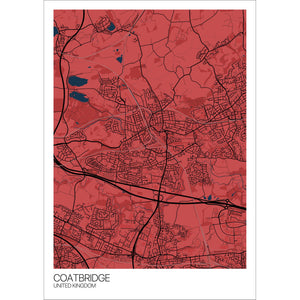 Map of Coatbridge, United Kingdom