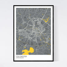 Load image into Gallery viewer, Colchester City Map Print