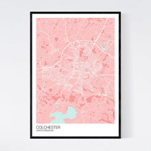 Load image into Gallery viewer, Colchester City Map Print
