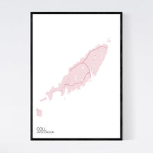 Load image into Gallery viewer, Coll Island Map Print