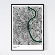 Load image into Gallery viewer, Map of Cologne, Germany