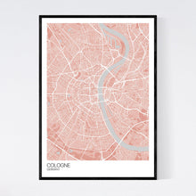 Load image into Gallery viewer, Cologne City Map Print