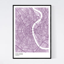 Load image into Gallery viewer, Cologne City Map Print