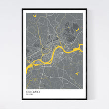 Load image into Gallery viewer, Colombo City Map Print