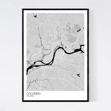 Load image into Gallery viewer, Colombo City Map Print