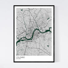 Load image into Gallery viewer, Colombo City Map Print