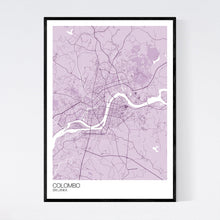 Load image into Gallery viewer, Colombo City Map Print
