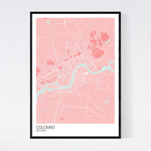 Load image into Gallery viewer, Colombo City Map Print