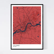 Load image into Gallery viewer, Colombo City Map Print
