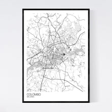 Load image into Gallery viewer, Colombo City Map Print