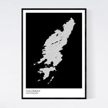 Load image into Gallery viewer, Colonsay Island Map Print