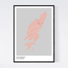 Load image into Gallery viewer, Map of Colonsay, United Kingdom