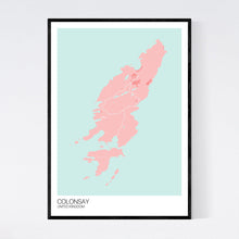 Load image into Gallery viewer, Colonsay Island Map Print