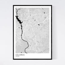 Load image into Gallery viewer, Map of Columbus, Georgia
