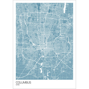 Map of Columbus, Ohio