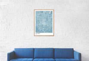 Map of Columbus, Ohio