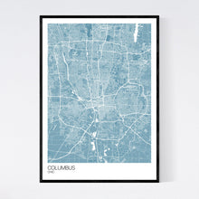 Load image into Gallery viewer, Map of Columbus, Ohio