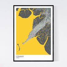 Load image into Gallery viewer, Conakry City Map Print