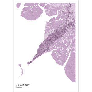 Map of Conakry, Guinea