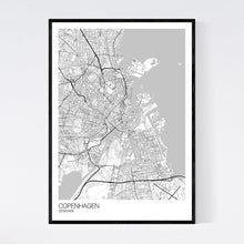 Load image into Gallery viewer, Copenhagen City Map Print