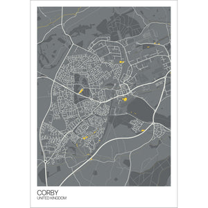 Map of Corby, United Kingdom