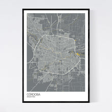 Load image into Gallery viewer, Córdoba City Map Print