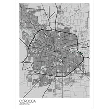 Load image into Gallery viewer, Map of Córdoba, Argentina