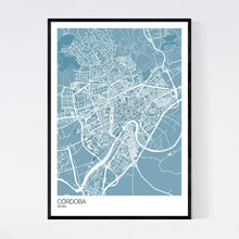 Load image into Gallery viewer, Córdoba City Map Print