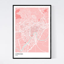 Load image into Gallery viewer, Córdoba City Map Print