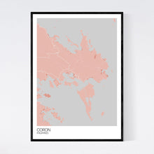 Load image into Gallery viewer, Coron Region Map Print