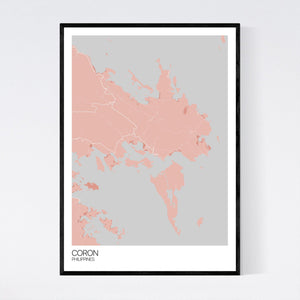 Coron Region Map Print