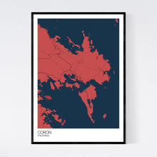 Load image into Gallery viewer, Coron Region Map Print
