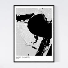 Load image into Gallery viewer, Corpus Christi City Map Print
