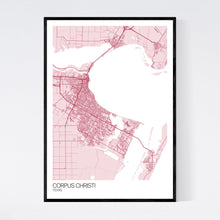 Load image into Gallery viewer, Corpus Christi City Map Print
